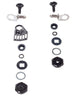 MSA 454-456667 Instant-Release Attachment For Slotted Caps and Welding Shields Black Pack of 1