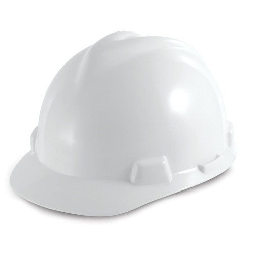 MSA V-Gard Polyethylene Standard Slotted Hard Cap With Staz-On Pack of 1