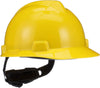 MSA 454-475360 V-Gard Protective Cap Fas-Trac Ratchet Slotted Yellow Pack of 1