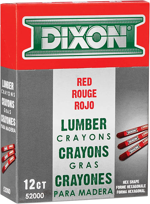 DIXON Industrial 464-52000 Lumber Marking Crayons 4.5