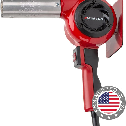 SEEKONE 1800W Industrial Heat Gun Kit with Variable Temperature Control and 4 Nozzles