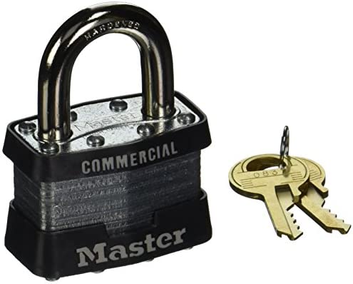 Master Lock 470-1DCOM Laminated Steel Pin Tumbler Padlocks 5/16