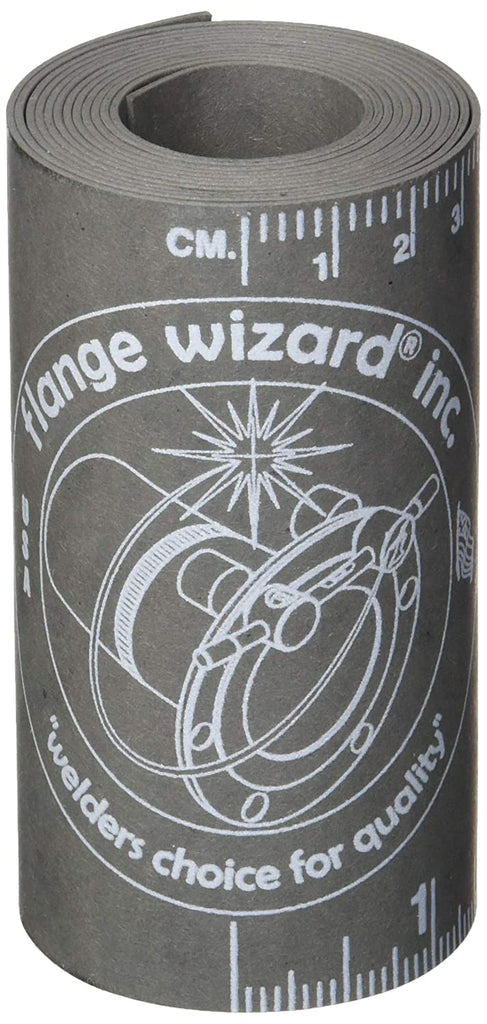 Flange Wizard 496-WW-17 WW-17 Wizard Pipe Wraps, Medium (3 7/8" x 60") with Tape Measure and Circumference/Quartering Scale