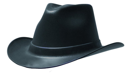 OccuNomix 561-VCB200-06 Vulcan Cowboy Style Hard Hat with Ratchet Suspension Black Pack of 1
