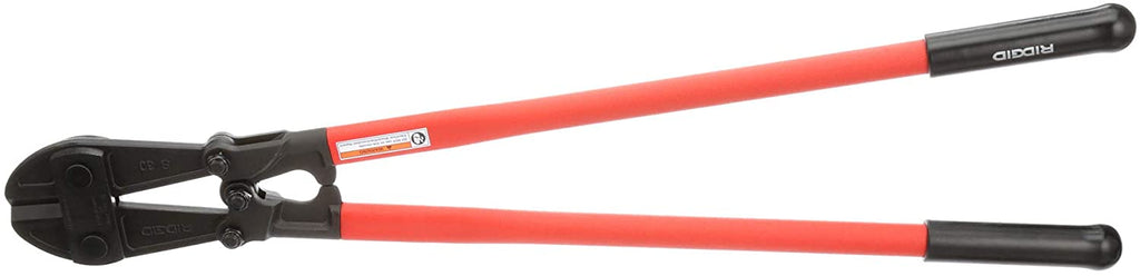 RIDGID 14228 Model S30 Heavy-Duty Bolt Cutter with Comfortable Grips and Alloy Steel Jaws 14228, 31”, Red
