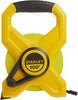 STANLEY 100 Ft Fiberglass Open Reel Tape Measure for Accurate Measurement