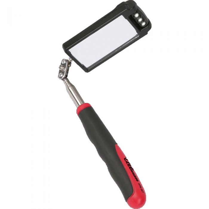 Ullman Inspection Mirror LED Light Telescoping 30" Extension 360° Rotation Extendable Tool On A Stick for Mechanic Home Inspector Automotive
