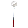 Ullman Devices S-2 Circular Telescoping Mirror with Heavy Duty Vinyl Grip 3-1/4" Diameter 11" to 15" Extended Handle Length Pack of 1