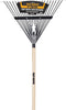 True Temper 760-2604512 Steel 22-Tine Leaf Rake with Hardwood Handle 22 Inch Pack of 1