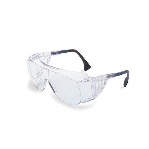 UVEX by Honeywell Ultra-Spec 2001 OTG (Over-the-Glass) Visitor Specs Safety Glasses with Clear Uvextreme Anti-Fog Lens Pack of 1