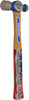 VAUGHNA 770-TC2012 Commercial Ball Pein Hammer Hickory Handle 12 Inch Forged Steel Pack of 1