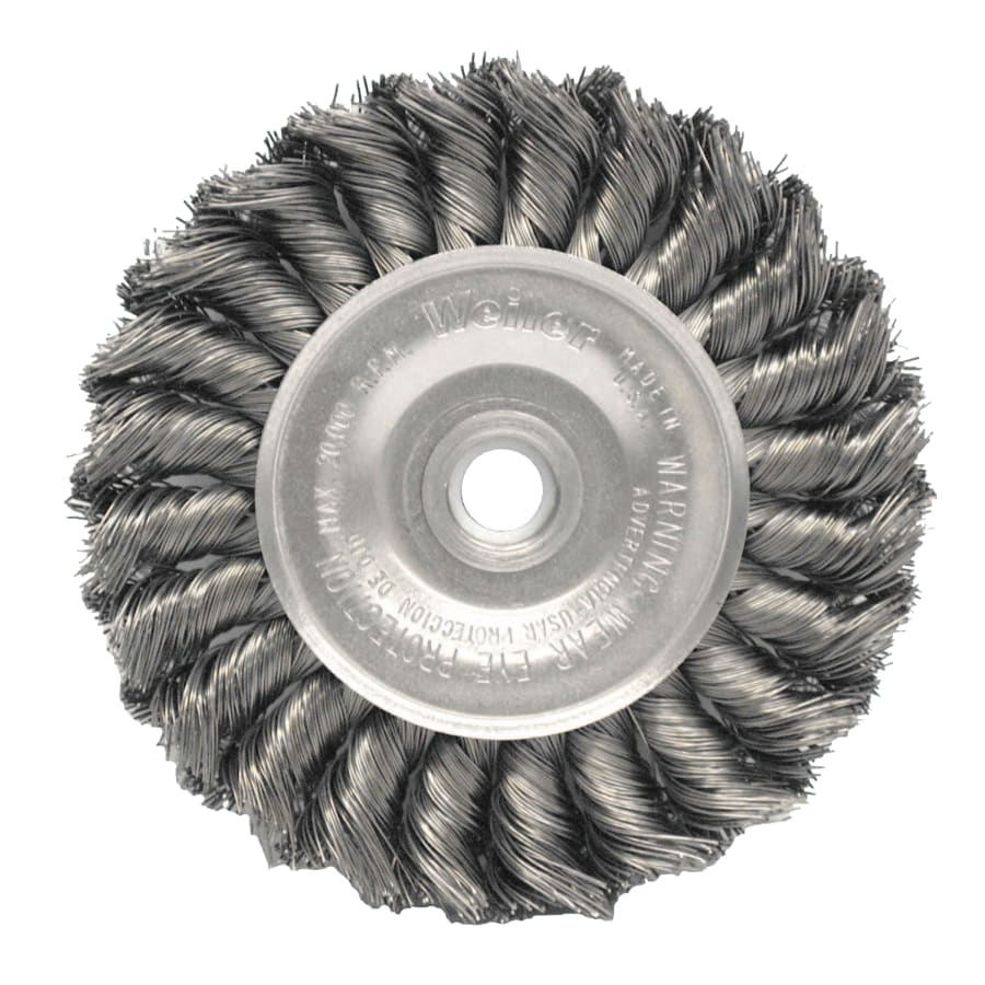 Weiler 804-08044 Standard Twist Knot Wire Wheel Arbor Hole Pack of 1
