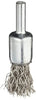 Weiler Crimped Wire Solid End Brushes Steel 25,000 RPM 1/2" x 0.02 Pack of 1