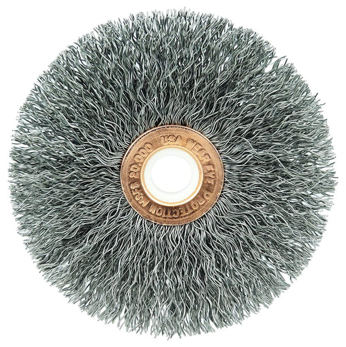 Weiler 804-15563 Crimped Wire Wheel Steel Fill Arbor Hole Made in the USA Pack of 1