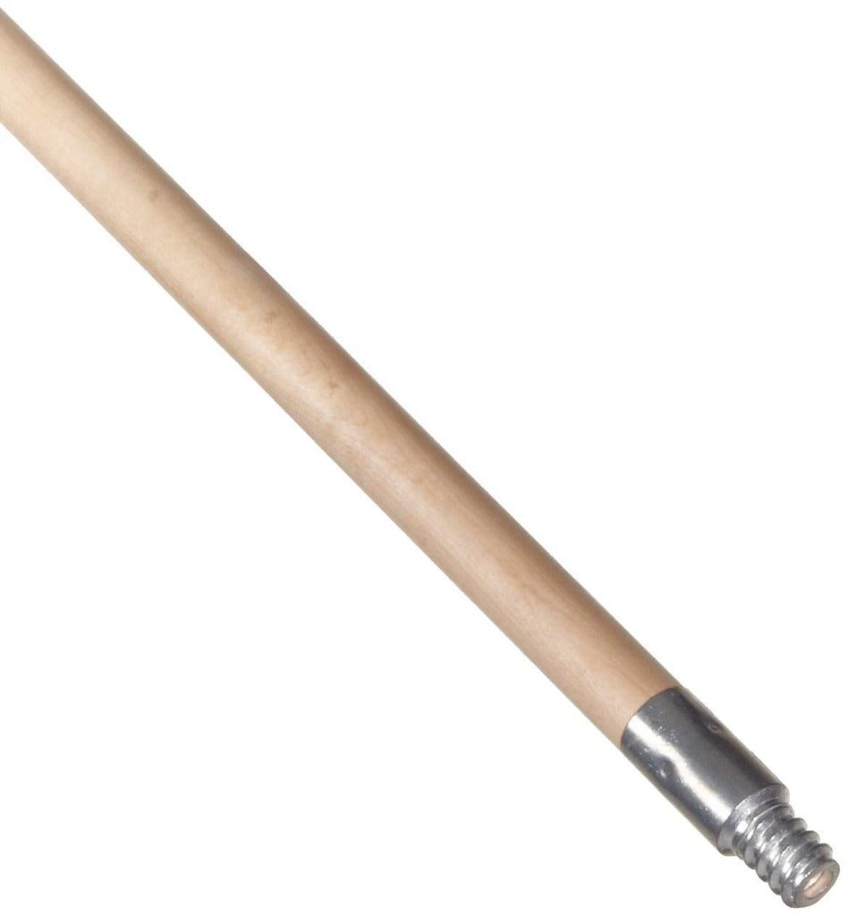 Weiler 44571 Hardwood Handle with Threaded Wood Tip for Floor and Garage Brushes - Pack of 12