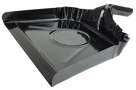 Weiler 71079 Dust Pan, Extra Wide Charcoal Color, Extra Wide Steel Cleaning Jobs at Home/Work/Outdoor/Garage Pack of 1