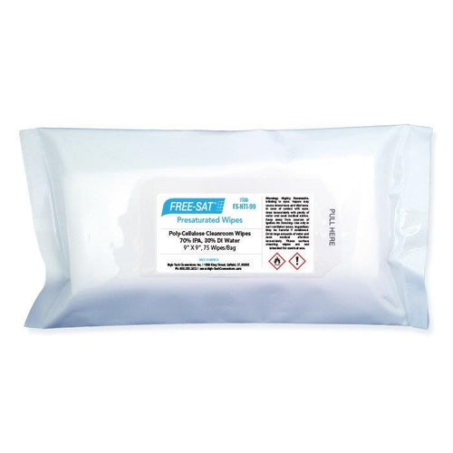 Presat Polyester FS-NT1-99 Cleanroom Wiper Double Knit Polyester Lint Free Nonwoven Wipe 75pcs/bag (9