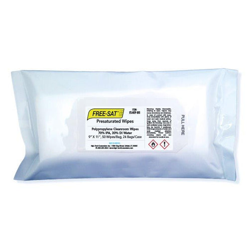 Presat Polyester FS-NTP-911 Cleanroom Wiper Double Knit Polyester Lint Free Nonwoven Wipe 50pcs/bag (9