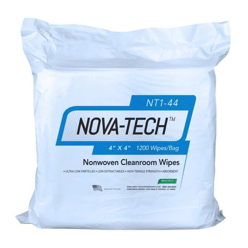 Polycellulose NT1-44 Clean Room Wiper Double Knit Polyester Lint Free Nonwoven Wipe 1200pcs/bag (4