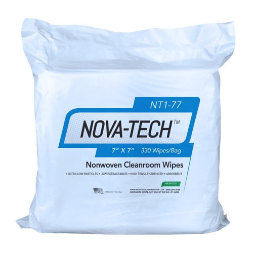 Polycellulose NT1-77 Clean Room Wiper Double Knit Polyester Lint Free Nonwoven Wipe 330pcs/bag (7