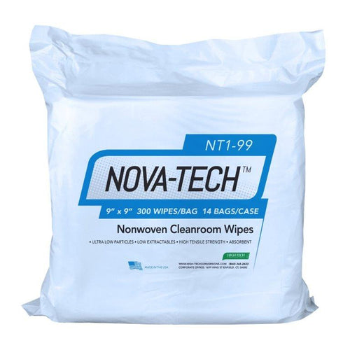 Polycellulose NT1-99 Clean Room Wiper Double Knit Polyester Lint Free Nonwoven Wipe 300pcs/bag (9