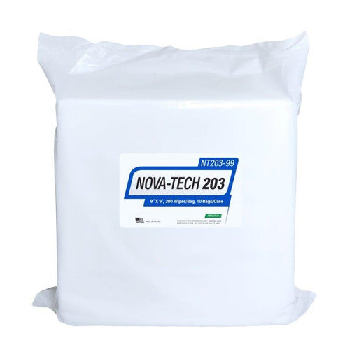 Polyester Clean Room NT203-99 Wiper Double Knit Polyester Lint Free Nonwoven Wipe 300pcs/bag (9